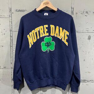 90s Notre Dame Fighting Irish Crewneck Sweatshirt, University of Notre Dame Tee